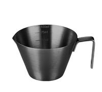 Tasse doseuse à expresso professionnelle - Verre à liqueur en métal avec poignée, mesure précise en millilitres et onces | Accessoire de café essentiel pour brasser, tester, café, cuisine