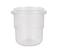 Tasse doseuse à expresso transparente de 58 mm, entonnoir moulu en polycarbonate compatible avec Gaggia et Breville, porte-filtre à café pour la maison et le bureau (transparent)