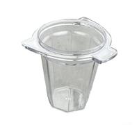 Tasse doseuse efficace pour Breville 870/878, design transparent pour garder votre café bien rangé (blanc)