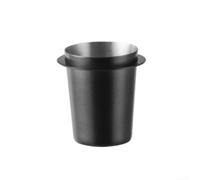 Tasse doseuse professionnelle en acier inoxydable pour expresso 51 mm, 53 mm, 58 mm, pratique et facile à utiliser (noir 53 mm)
