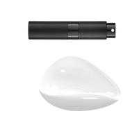 Tasse doseuse professionnelle pour grains de café, accessoires de café, plateau de dosage en céramique, flacon pulvérisateur adapté pour une infusion constante, flacon pulvérisateur blanc