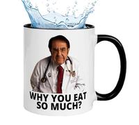 Tasse Dr. Nowzaradan | 400 ml Dr Now Tasse à café en céramique | Tasse à café amusante pour perte de poids | Tasse à boire humoristique en céramique avec motif médecin | Tasse à lait Dr. Nowzaradan