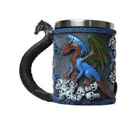 Tasse Dragon - Tasse Dragon 3D, Café De Camping, Thé, Boissons Au Lait | Gobelet Réutilisable En Acier Inoxydable Avec Poignée, Pour La Décoration De La Maison, Les Soirées À Thème, La Vaisselle