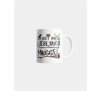 Tasse « Du bist mein Lieblings Muggel » - Tasse en céramique amusante et adorable pour les fans, idée cadeau pour les partenaires et amis, Saint-Valentin, passe au lave-vaisselle - Environ 330 ml