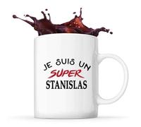 Tasse d'un Super Stanislas - Mug - Idée Tasse Personnalisable Cadeau Anniversaire Fête Original Famille Travail Départ Collègue Retraite Noël.
