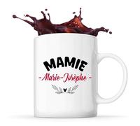 Tasse d'une Mamie Marie-Josèphe - Mug - Idée Tasse Personnalisable Cadeau Anniversaire Fête Original Famille Travail Départ Collègue Retraite Noël.