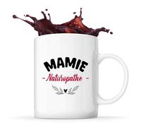 Tasse d'une Mamie Naturopathe - Mug - Idée Tasse Personnalisable Cadeau Anniversaire Fête Original Famille Travail Départ Collègue Retraite Noël.