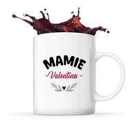 Tasse d'une Mamie Valentina - Mug - Idée Tasse Personnalisable Cadeau Anniversaire Fête Original Famille Travail Départ Collègue Retraite Noël.