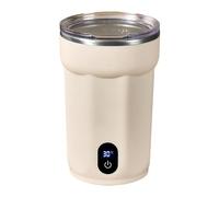 tasse électrique pour mélanger le café - tasse à café 300 ml, réservoir intérieur en acier 316, technologie de mélange silencieux à haut nombre de tours avec écran LED | Verre confortable