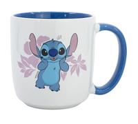 Stitch - Flower - Mug Elite Intérieur Coloré - 384ml