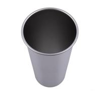 Tasse en acier inoxydable 304 pour bière, café, lait, bouteille isotherme à double paroi polie avec large base stable, réutilisable pour bureau, bar, maison, cuisine (600 ml)