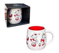 Tasse en céramique à collectionner Minnie Disney modèle bombé 360 ml tasse de petit déjeuner pour petits et grands
