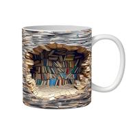 Tasse en céramique amusante pour les amateurs de livres | Nouvelle tasse à café latte club de livres, tasse de club de livre, tasse de rat de bibliothèque pour anniversaire, Noël, | Tasse à
