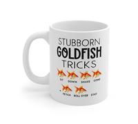 Tasse En Céramique Astuces De Poissons Têtus, Poissons Rouges Porcelaine Mug Avec Poignée Tasses À Café Pour Latte Bureau Collègue