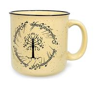 Tasse en céramique avec inscription « Le Seigneur des Anneaux »,Sans BPA,Pour expresso, caféine, cacao,Essentiels pour la maison et la cuisine, cadeaux et objets de collection,Contenance : 590 ml
