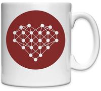 Tasse en céramique blanche avec logo I Love Neural Networks IA Intelligence Artificielle