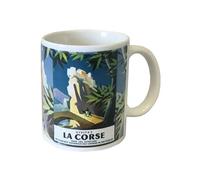 Tasse en céramique blanche rétro - Visitez la