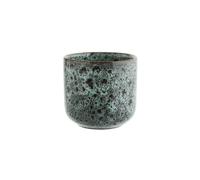Tasse en céramique bleu, à motifs, micro-ondes, lave-vaisselle - Madam Stoltz, Ocean - Ø8x8 cm
