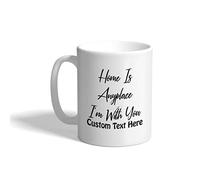 Tasse en céramique Camping tente arbres chez moi c'est Tasses À Thé | Travail 330ml Tasses À Café Moderne Tasse amusante pour Femme Maman Espresso