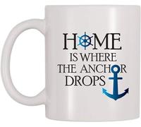 Tasse En Céramique C'Est Chez Soi Que Les Gouttes Moderne Mug Rétro Tasses À Café Pour Lait Latte Fête