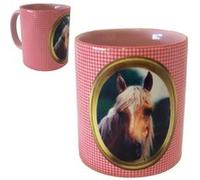Tasse en céramique Cheval par Cbkreation Rose G