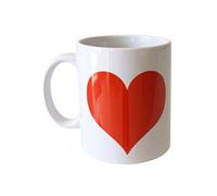 CBKREATION Tasse en céramique Coeur by Cbkreation Dim : H.9.5 cm Diam 8 cm
