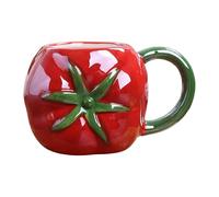 Tasse en céramique créative, mignonne et minimaliste en forme de fruit, tasse à fraise, cadeau pour petite amie, passe au micro-ondes, fraise, raisin, plateau de table d'ananas, personnalisé (1)