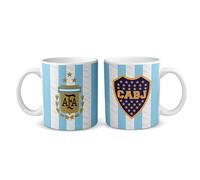 Tasse en céramique de l'équipe d'Argentine de football et Boca Junios. Xeneize. Tasse à café de 250 ml, tasse en céramique triple AAA de 300 ml.