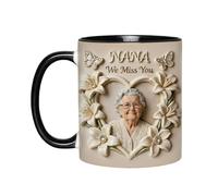 Tasse en Céramique | Décoration Céramique Décorative Pour Maison,Tasse d'Eau avec Grande Capacité de 300ml | Pour Grand-mère Femmes Thé Cappuccino Lait Latte Jus Bureau Domicile Fête Anniversaire