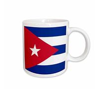 Tasse En Céramique Drapeau De Cuba - Bandes Bleues, Triangle Rouge, Étoile Blanche Idée Mug Moderne Mugs Café Pour Eau Latte Fête