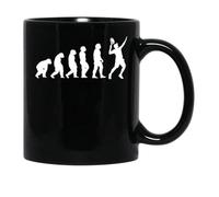 Tasse En Céramique Évolution De L'Homme Au Joueur De Tennis Humour Mug À Café En Céramique Colorées Mugs À Café Pour Homme Partenaire Collègue