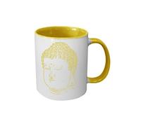 Tasse en céramique Jaune Bouddha by Cbkreation