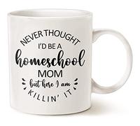 Tasse En Céramique Je N'Aurais Jamais Cru Devenir Une Maman Qui Fait L'École À La Maison Et Qui Assure Autant ! Décoratifs Mug En Céramique Rétro Tasses À Café Pour Ami Femme Maison