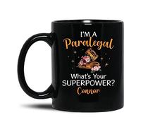 Tasse en Céramique Je suis Assistante Juridique Tasse À Café Exceptionnels Tasses À Thé Fine Tasses en Porcelaine pour Cadeauxs Bureau Famille 330 ML