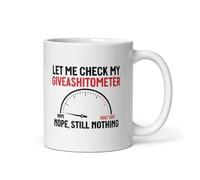 Tasse En Céramique Je Vais Vérifier Mon « Giveashitomètre »… Non, Toujours Rien. Colorées Tasses À Café En Céramique Minimaliste Mugs Café Pour Femme Eau Latte