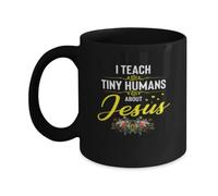 Tasse En Céramique J'Enseigne Aux Tout-Petits Les Paroles De Jésus Humour Mug Moderne Tasses De Café Pour Frère Boissons Bureau