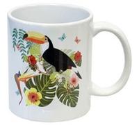 Tasse en céramique LE TOUCAN Cbkreation BLANC G