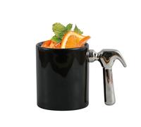 Tasse en céramique martelée amusante - 350 ml, tasse à café, tasse d'anniversaire / fête de moisson, tasse papa pour la maison, la cuisine, le bureau, le bar | Tasse fantaisie comme cadeau de fête des