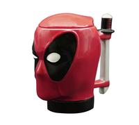 Tasse en céramique Marvel 3D - Tête de Deadpool (350 ml)