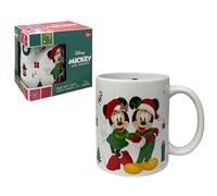 Tasse en céramique Mickey et Minnie Noël Disney modèle mug bol de petit déjeuner 325 ml pour enfants