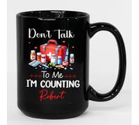 Tasse en Céramique Ne Me Parle Pas, Je Compte Tasse À Café Humoristique Tasses en Porcelaine Rigolo Tasses À Thé pour Idée Cadeaus Anniversaire Bureau 330 ML