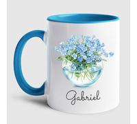 Tasse en Céramique Ne M'Oubliez Pas Tasse À Café Exceptionnels Café Tasses Fine Tasses en Porcelaine pour Anniversaire Cadeauxs Idée Cadeaus 330 ML