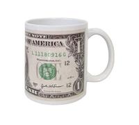 CBKREATION Tasse en céramique Dollar by Cbkreation Dim : H.9.5 cm Diam 8 cm - 350 ml