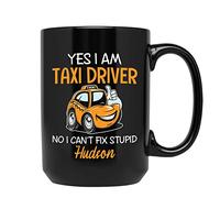 Tasse en Céramique Oui, Je suis Chauffeur De Taxi. Tasse À Café Design Tasses en Porcelaine Exceptionnels Tasses À Thé pour Anniversaire Famille Papa Cadeaux 330 ML