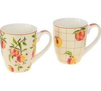 Tasse en céramique Pêche Déco Tasse H10,5cm 2p