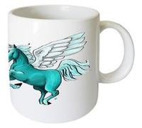 Tasse en céramique Pégase by Cbkreation Blanc G