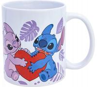 Tasse en céramique, pour enfants, avec ergot, Disney Stitch, pour cadeau, 325 ml