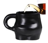 Tasse en céramique pour gros ventre, tasse chauffe-mains pour gros ventre | tasse à café, tasse à café/thé avec art corporel de 320 ml, vaisselle mignonne pour maman