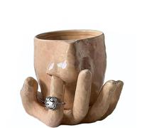 Tasse en céramique pour se curer le nez, amusante, faite à la main, avec porte-bague, tasse à café fantaisie, pour la décoration de la maison et du bureau (1 pièce)