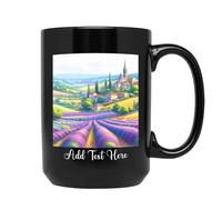 Tasse en Céramique Provence - France Tasse À Café Humoristique Tasses À Thé Drôle Tasses en Porcelaine pour Papa Cadeaux Anniversaire Cadeau Fêtes 330 ML